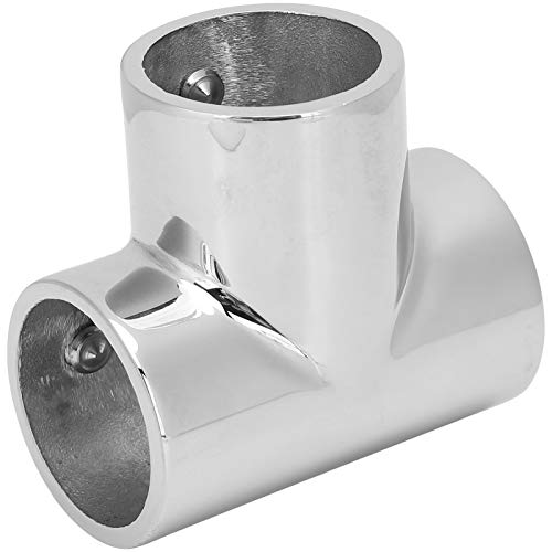 Segrehy 90 -Grad -Tee -Stecker T -Form Marine Grad 316 Edelstahl -Hardware für Boots -Boot -Yacht -Deck MJS015 Silber (MJS015-9025) von Segrehy