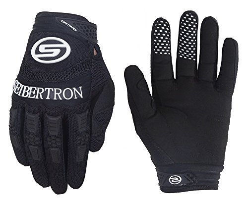 Seibertron Herren Handschuhe Dirtpaw Race Fahrrad Handschuhe sporthandschuhe für Radsport MTB Mountainbike Outdoor Sport Bike Gloves (schwarz, S) von Seibertron