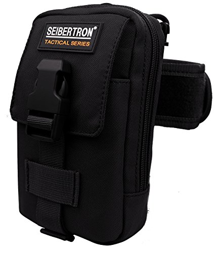 Seibertron Outdoor Sporting 6.3" Cellphone Arm Band Bag Pouch Case Pocket Black von Seibertron