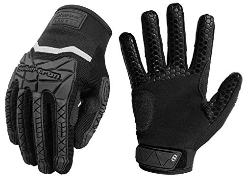 Seibertron S.P.B.G 2.0 Baseball/Softball Schlagmann Batting Super Grip and Protective Handschuhe Gloves for Erwachsener Black XL von Seibertron