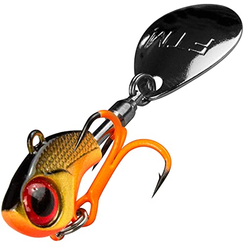 Seika Pro Bleikopfspinner Musashi Big Eye - Jigspinner, Gewicht:5g, Farbe:Bloody Roach von FTM