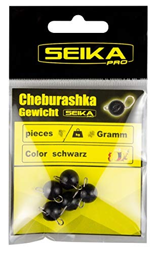 Seika Pro FTM Fishing Tackle Max Cheburashka Schwarz 2g 5800226 von Seika Pro