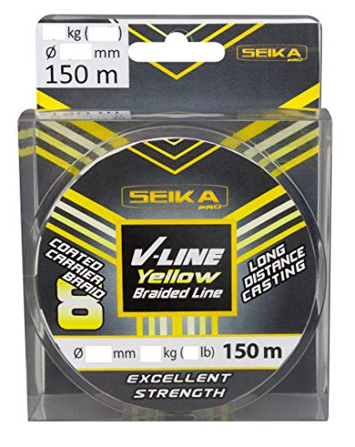 Seika Pro V-Line Braid 8-Fach 0,14mm / 13,0kg / 150m Geflochtene Schnur von FTM von Seika Pro