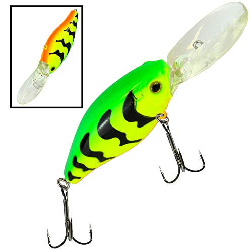 Seika Pro Wobbler Kobe 7cm 19g - Crankbait, Farbe:Fire Tiger von Seika Pro