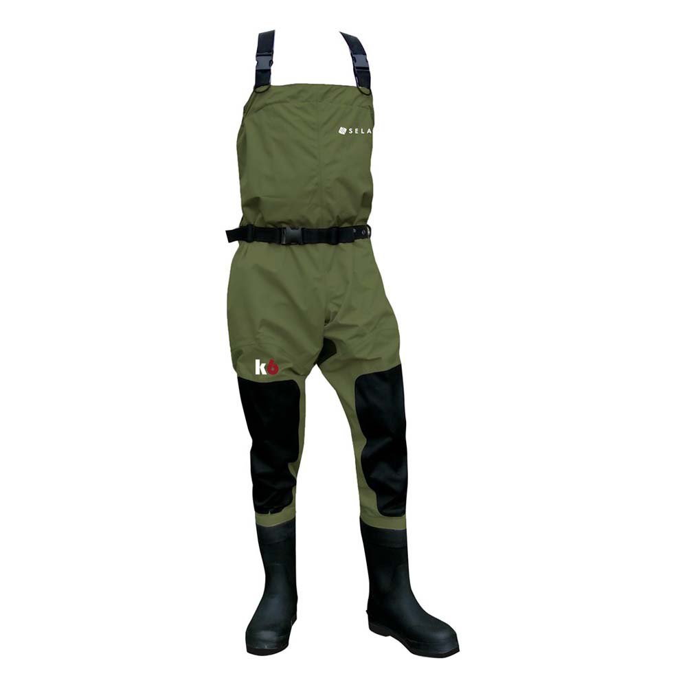 Seland Rubber Boots Wader Grün EU 45 Mann von Seland