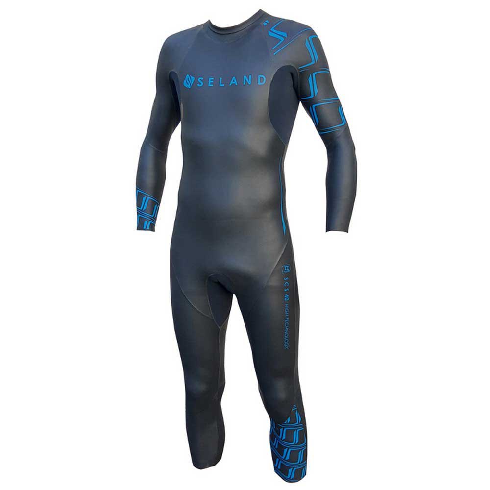 Seland Triathlon H.q. S-40 Long Sleeve Neoprene Wetsuit Schwarz L von Seland