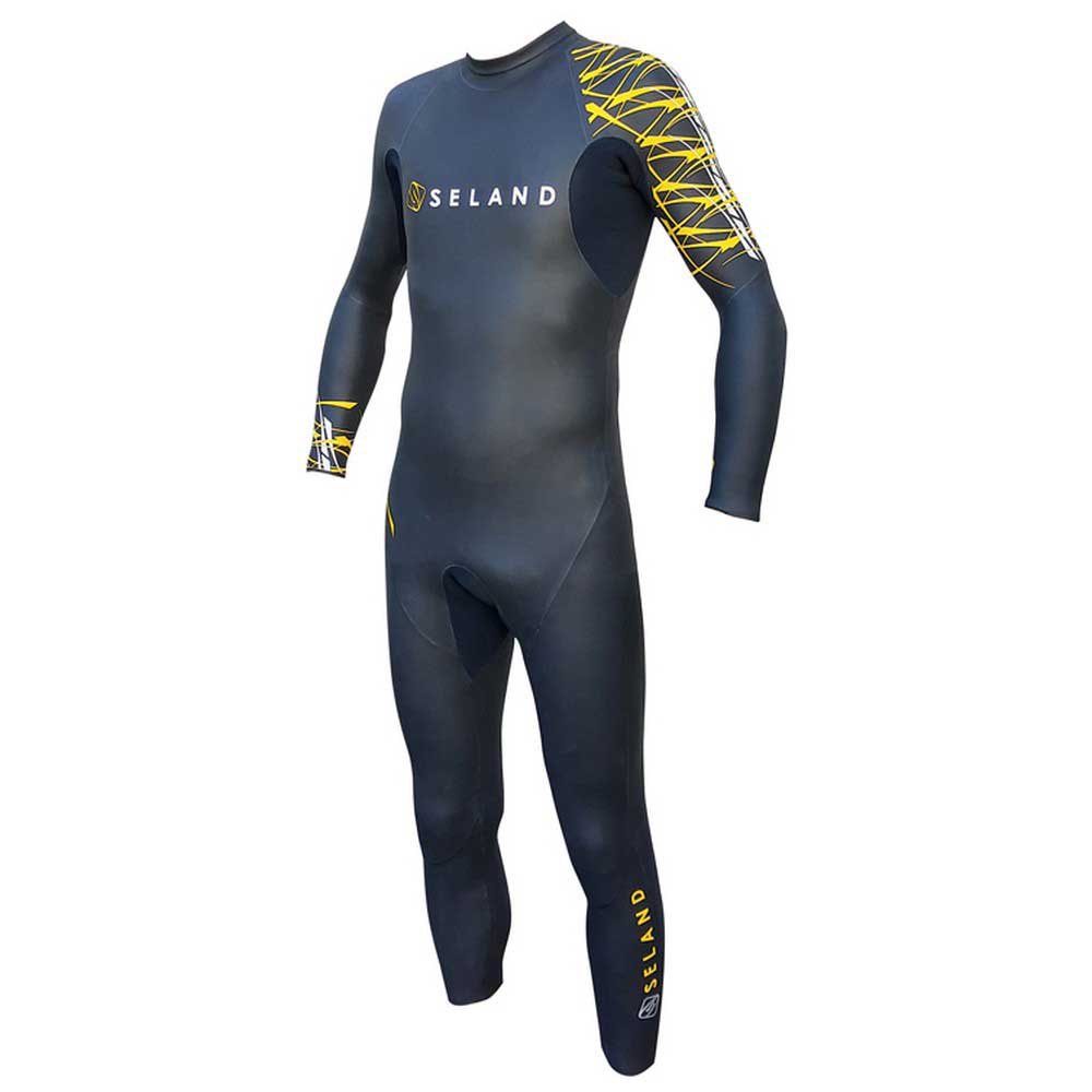 Seland Triathlon Man Hq Long Sleeve Neoprene Wetsuit Schwarz M von Seland