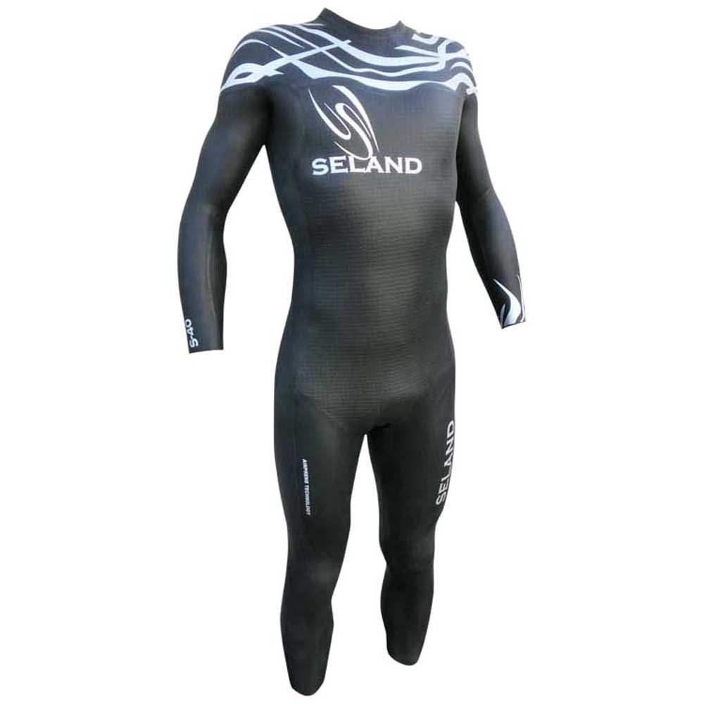 Seland Triathlon S 40 Airprene Neoprene Suit Schwarz L von Seland