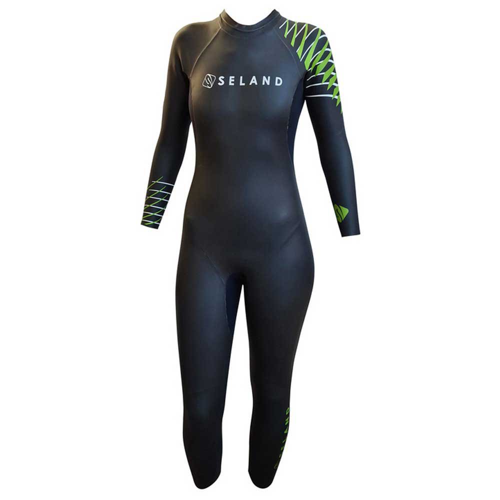 Seland Triathlon Woman Long Sleeve Neoprene Wetsuit Schwarz L von Seland