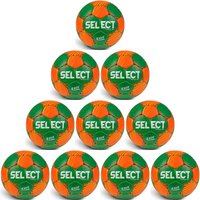 10er Ballpaket Select Force DB Handball 2022/23 grün/orange 2 von Select
