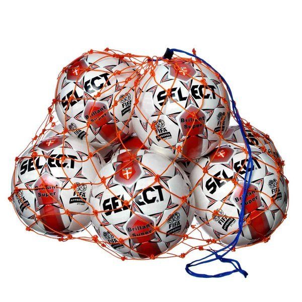 Select Ballnetz Rot 10-12 Bälle von Select