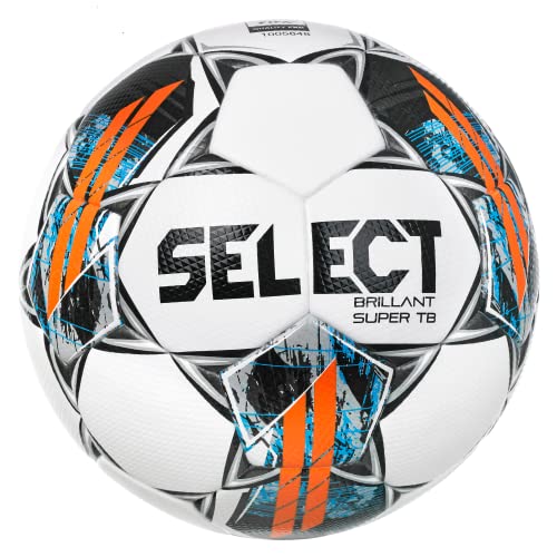 Select Brillant Super TB Ball BRILLANT SUPER TB WHT-BLK, Unisex Footballs, White, 5 EU von Select