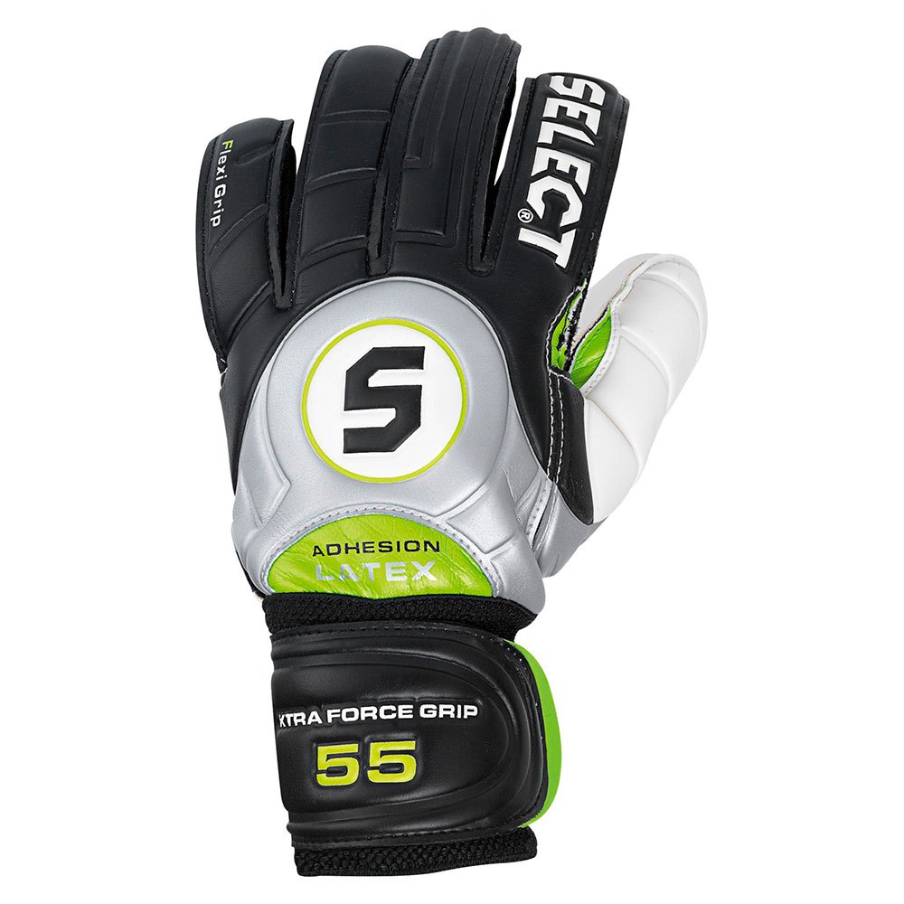Select Extra Force Grip 55 Goalkeeper Gloves Schwarz 8 1/2 von Select