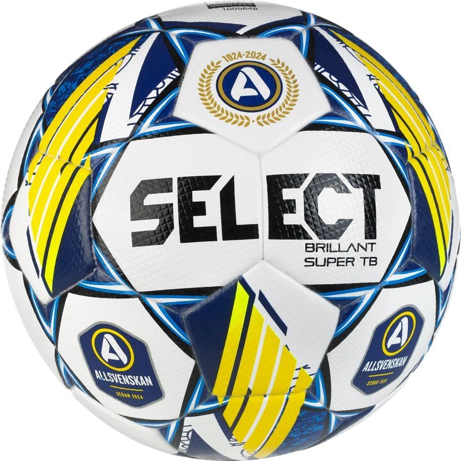 Select Fußball Brillant Super TB 2024 Allsvenskan - Weiß/Blau/Gelb von Select