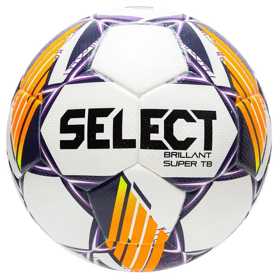 Select Fußball Brillant Super TB v24 - Weiß/Lila/Orange von Select