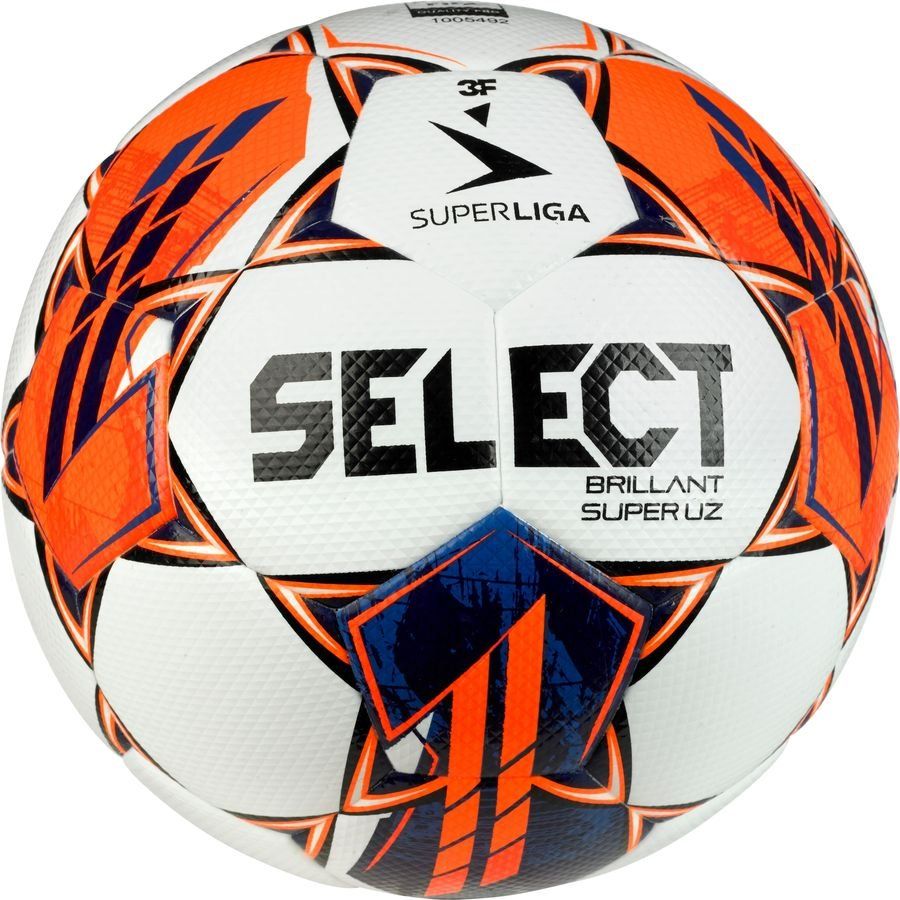 Select Fußball Brillant Super UZ V23 3F Superliga - Weiß/Orange/Blau von Select