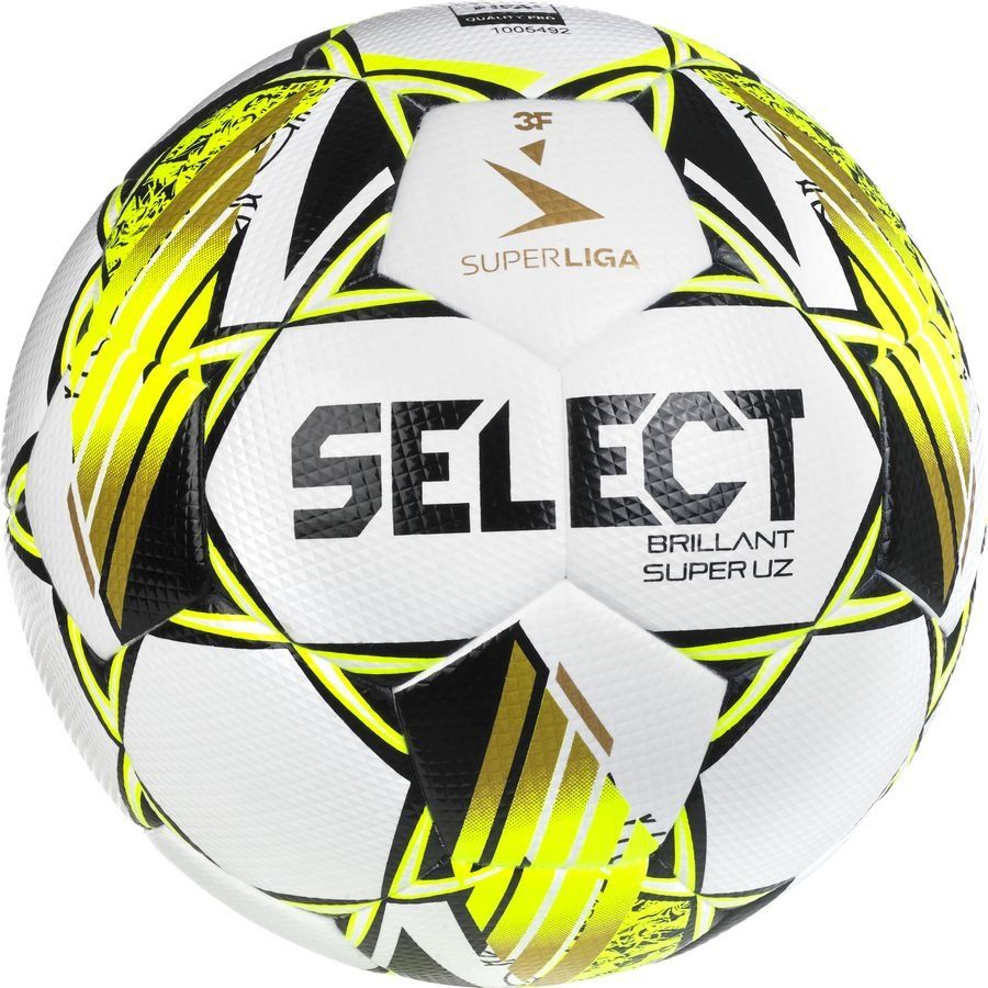 Select Fußball Brillant Super UZ v24 3F Superliga - Weiß/Gelb von Select