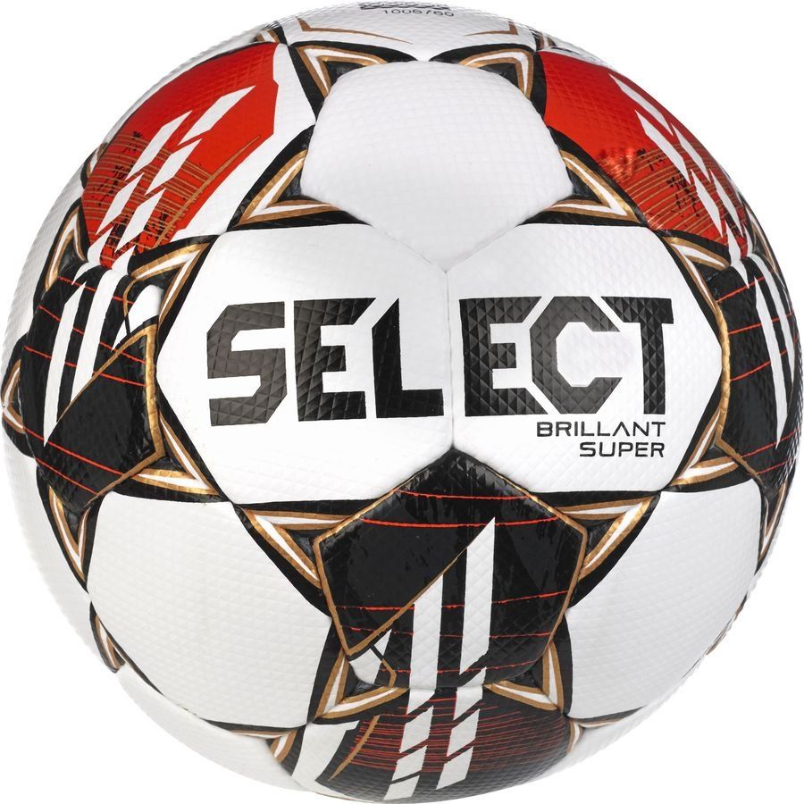 Select Fußball Brillant Super V23 - Weiß/Schwarz/Rot von Select