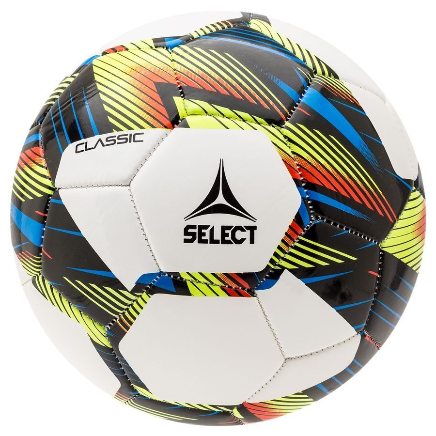 Select Fußball Classic V23 - Weiß Schwarz/Blau/Gelb von Select
