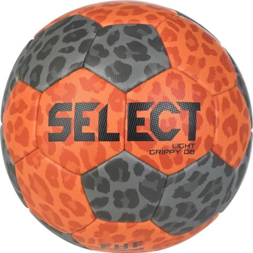 Select - Handball Light Grippy DB V24 Orange-Grey Größe 0 von Select