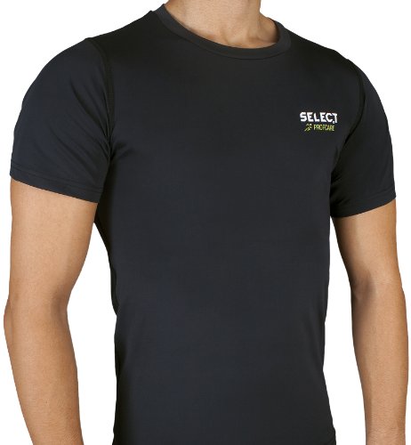 Select Kompressions-Shirt Kurzarm, L, schwarz, 5690003111 von Select