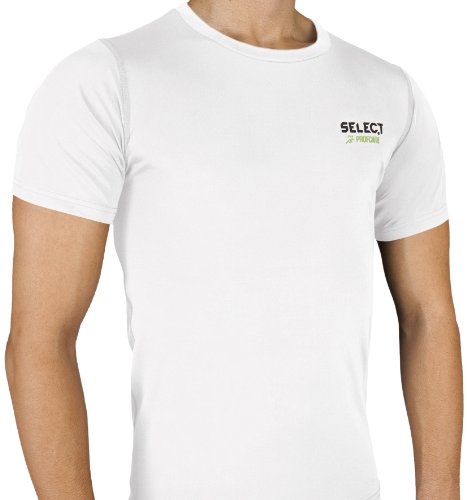 Select Kompressions-Shirt Kurzarm, L, weiß, 5690003000 von Select