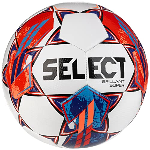 Select MB Brillant Super V23 Mini Ball BRILLANT SUPER WHT-RED, Womens,Mens Footballs, White, 1 EU von Select
