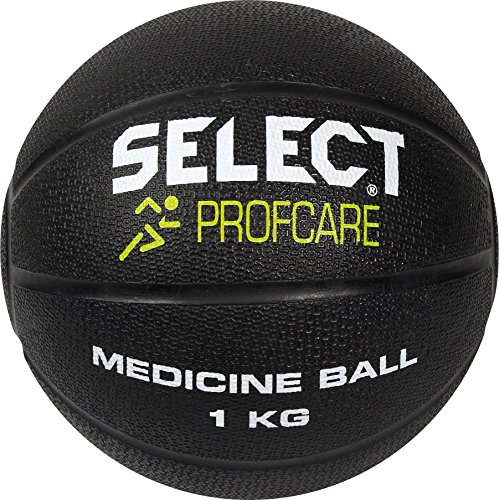 Select Medizinball, 1 kg, schwarz, 2602001111 von Select