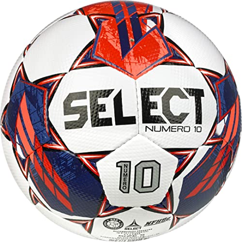 Select Numero 10 Fußball, weiß/rot/lila V23, Größe 5 von Select