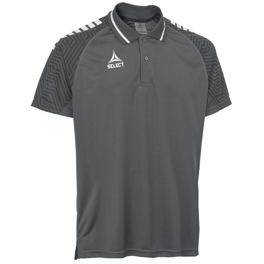 Select Polo Technical Monaco v24 - Grau/Weiß von Select