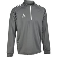 Select Spain 1/4-Zip Sweatshirt Kinder grau/weiß 116 von Select