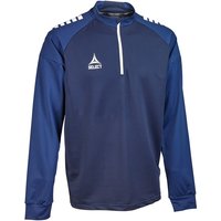 Select Spain 1/4-Zip Sweatshirt Kinder navy/weiß 140 von Select
