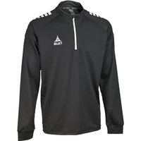Select Spain 1/4-Zip Sweatshirt Kinder schwarz/weiß 116 von Select