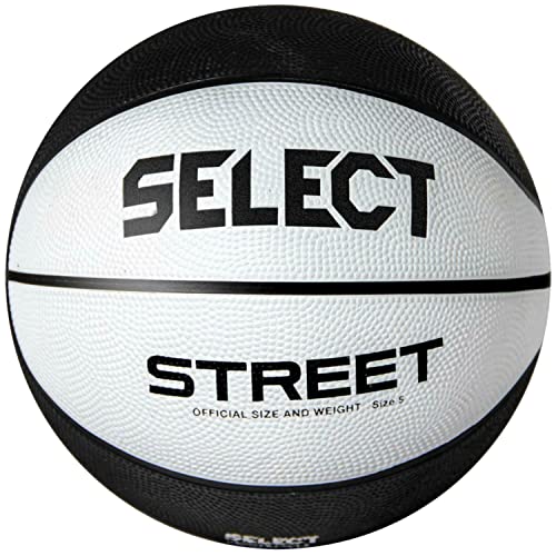 Select Street 2023 Basketball Street BLK-WHT, Unisex basketballs, Black, 6 EU von Select
