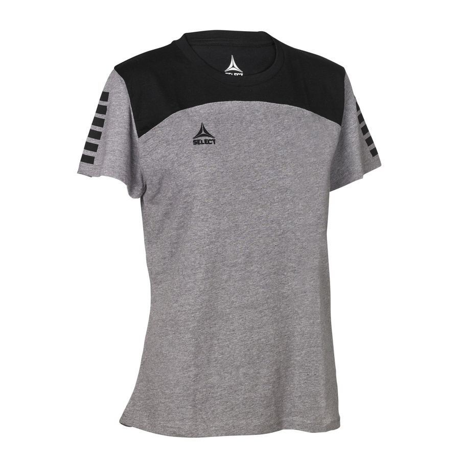 Select T-Shirt Oxford - Grau/Schwarz Damen von Select