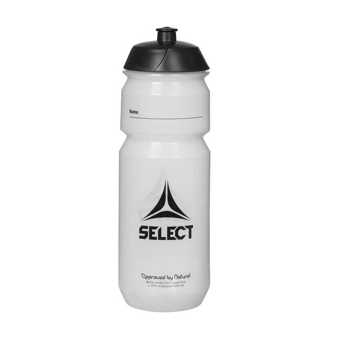 Select Trinkflasche Zuckerrohr  0,7l - transparent/schwarz von Select