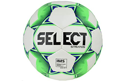 Select Stratos IMS Ball STRATOS WHT-GRE, Unisex, White/Green, 5 von Select