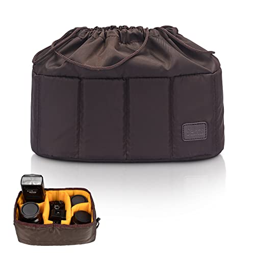 Selens Stoßfeste Kamera Tasche Faltbare Trennwand Gepolsterter Einsatz Kamera Schutzhülle, Tragetasche für DSLR/SLR Kamera, Kamera Objektiv, Blitz von Selens
