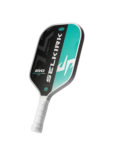 2024 Dude Perfect SLK Evo 2.0 Control Max Pickleball Paddel | G8 Power Carbon Fiber Pickleball Paddle Face with Spinflex Surface and Rev-Control Polymer Core | Designed in The USA | Limited Edition von Selkirk Sport