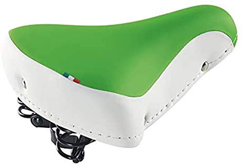 Selle Montegrappa Fahrradsattel Cruiser Bike Sattel Komfortsattel SM 08 F in 6 Farben SKAI Italy Weiss grün von Selle Montegrappa