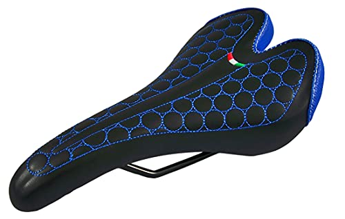 Selle Montegrappa FatBike Sattel Fahrradsattel MTB Trekking Unisex SM 4010 in 6 Farben Made in Italy schwarz blau von Selle Montegrappa