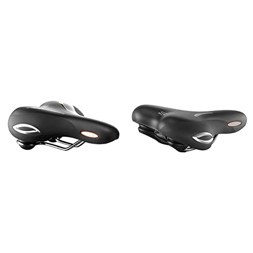 Selle Royal Look in Relaxed Fahrradsattel, schwarz, 26 x 22,8 cm & Damen Look in Moderate Fahrradsattel, schwarz, M von Selle Royal