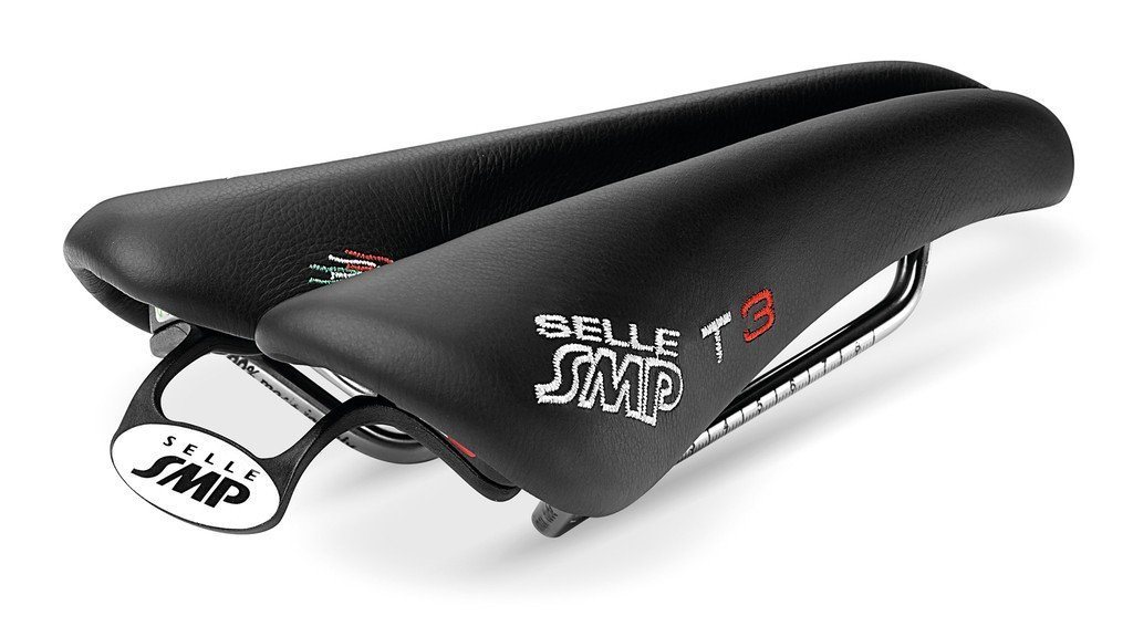 Selle SMP Fahrradsattel Sattel Selle SMP Triathlon T3 schwarz, Uni, 246x133mm von Selle SMP