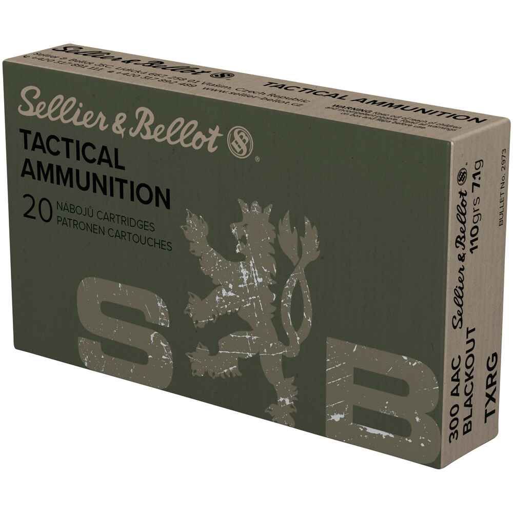 Sellier & Bellot .300 Blackout TXRG blue 110grs, 20 Schuss von Sellier & Bellot