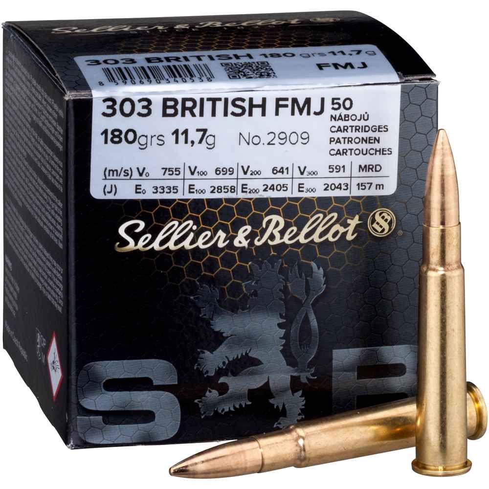 Sellier & Bellot .303 British FMJ 180 grs, 50 Schuss von Sellier & Bellot