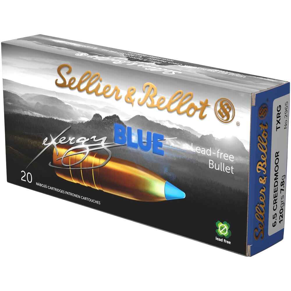 Sellier & Bellot 6,5 Creedmoor TXRG blue 120 grs, 20 Schuss von Sellier & Bellot