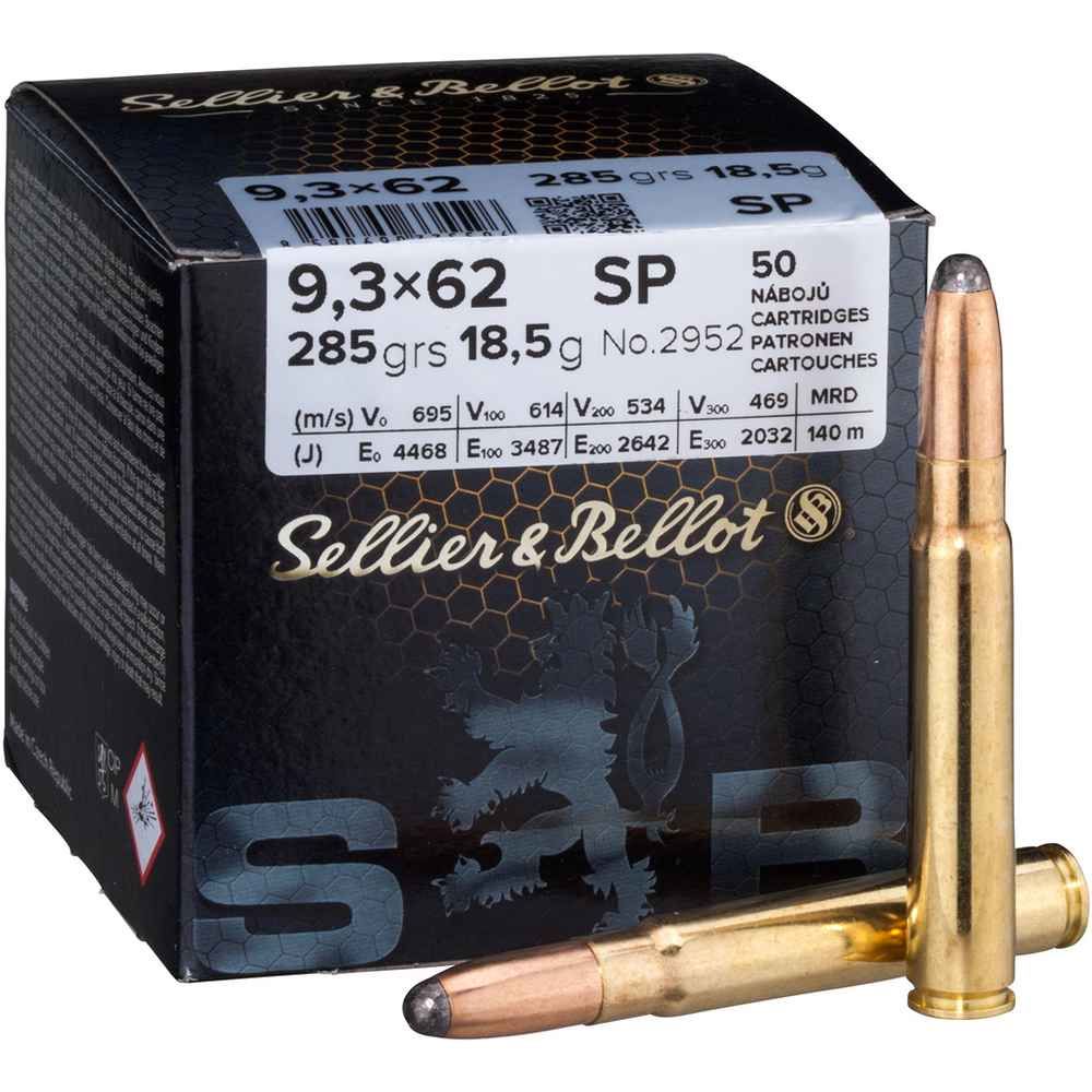 Sellier & Bellot 9,3x62 SP 285 grs, 50 Schuss von Sellier & Bellot