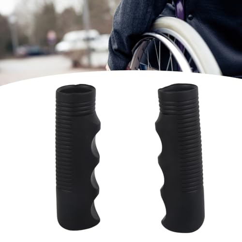 2 Stück Walker Griffe, Rollatoren Gummi Handabdeckungen, Rollator Griffabdeckungen, Walker Griffpolster für Rollator Krücken Rollstühle von Semme