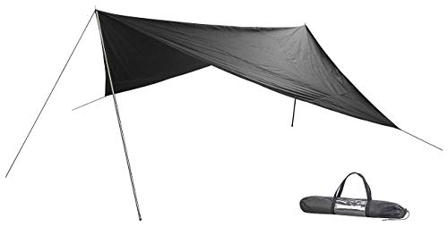 Semptec Urban Survival Technology Sonnensegel Strand: Leichtes und Robustes Outdoor-Sonnensegel, 3 x 3 m, mit Zubehör (Tarp, Sonnenschutz Strand, wasserdichte Taschen) von Semptec Urban Survival Technology