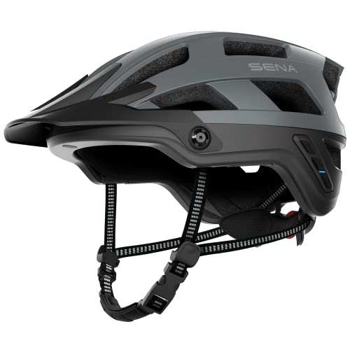 Sena M1 EVO Smart Mountainbike-Helm (Mattgrau, L) von Sena